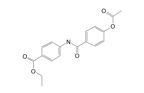 Benzamide, 4-acetoxy-N-(4-carbethoxyphenyl)-