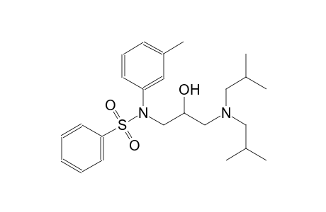 benzenesulfonamide, N-[3-[bis(2-methylpropyl)amino]-2-hydroxypropyl]-N-(3-methylphenyl)-