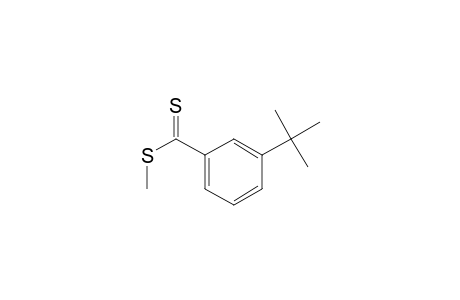 Benzenecarbodithioic acid, 3-(1,1-dimethylethyl)-, methyl ester