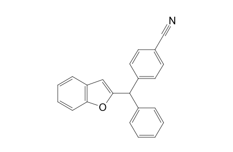4-(Benzofuran-2-yl(phenyl)methyl)benzonitrile