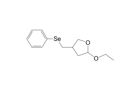 2-Ethoxy-4-[(phenylseleno)methyl]tetrahydrofuran