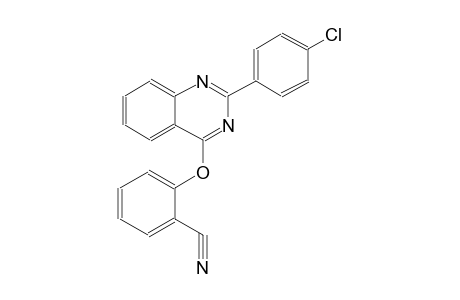 2-{[2-(4-chlorophenyl)-4-quinazolinyl]oxy}benzonitrile