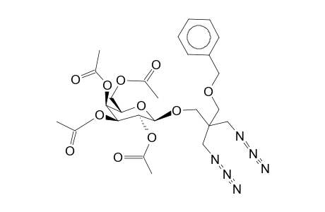 (3-Azido-2-azidomethyl-2-benzyloxymethyl-propyl)-2,3,4,6-tetra-O-acetyl-b-d-galactopyranoside