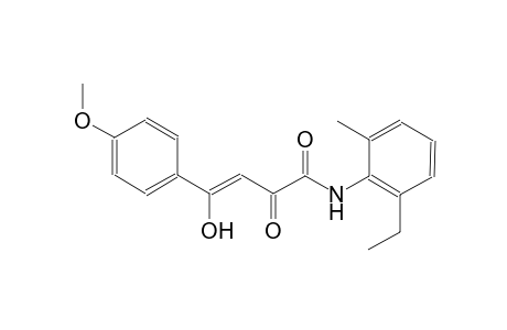 (3Z)-N-(2-ethyl-6-methylphenyl)-4-hydroxy-4-(4-methoxyphenyl)-2-oxo-3-butenamide