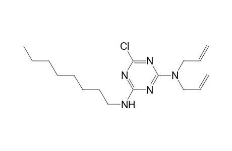 2-Chloro-4-(diallylamino)-6-octylamino-1,3,5-triazine