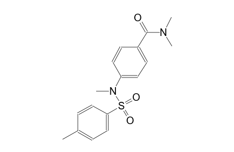 N,N-dimethyl-4-{methyl[(4-methylphenyl)sulfonyl]amino}benzamide