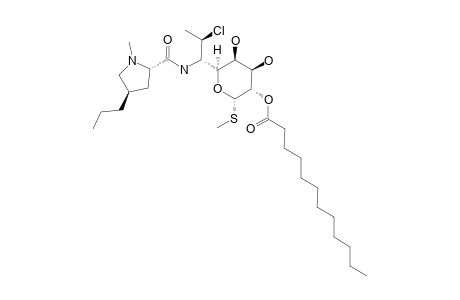 CLINDAMYCIN_LAURATEIMPURITY-II;METHYL_7-CHLORO-6,7,8-TRIDEOXY-6-(1-METHYL-TRANS-4-PROPYL-L-2-PYRROLIDINECARBOXAMIDO)-1-THIO-L-THREO-D-GALACTO-OCTOPYRANOSIDE
