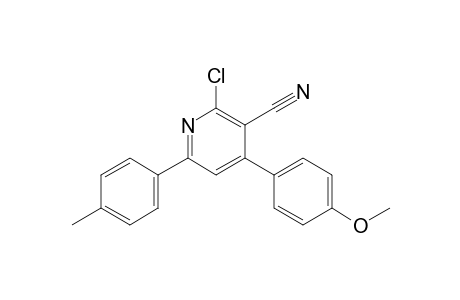 2-Chloro-4-(4-methoxyphenyl)-6-(4-methylphenyl)nicotinonitrile