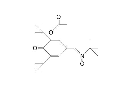 A-(6-Acetoxy-4,6-di-tert-butyl-5-oxo-1,3-cyclohexadien-2-yl)-N-tert-butyl-nitron