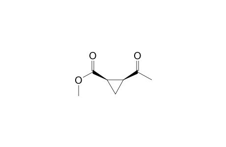 (1R,2S)-2-acetyl-1-cyclopropanecarboxylic acid methyl ester