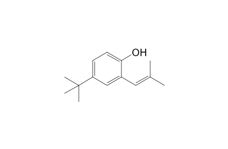 4-tert-Butyl-2-(2-methylprop-1-enyl)phenol