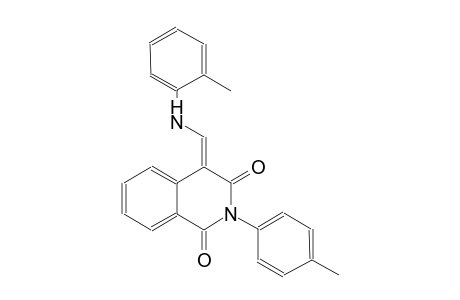 1,3(2H,4H)-isoquinolinedione, 2-(4-methylphenyl)-4-[[(2-methylphenyl)amino]methylene]-, (4E)-