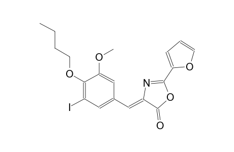 (4Z)-4-(4-butoxy-3-iodo-5-methoxybenzylidene)-2-(2-furyl)-1,3-oxazol-5(4H)-one