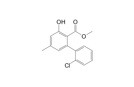 Methyl 2'-chloro-3-hydroxy-5-methylbiphenyl-2-carboxylate