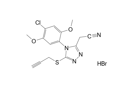 4-(4-chloro-2,5-dimethoxyphenyl)-5-[(2-propynyl)thio]-4H-1,2,4-triazole-3-acetonitilre, monohydrobromide