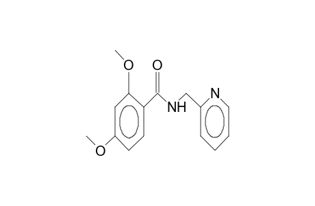 2,4-dimethoxy-N-(2-pyridinylmethyl)benzamide