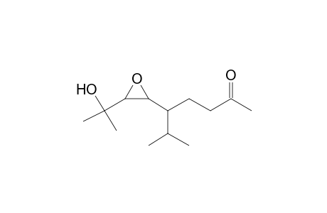 (E)-5-Isopropyl-6,7-epoxy-8-hydroxy-8-methylnon-2-one