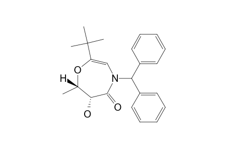 (6R,7S)-2-tert-butyl-4-[di(phenyl)methyl]-6-hydroxy-7-methyl-6,7-dihydro-1,4-oxazepin-5-one