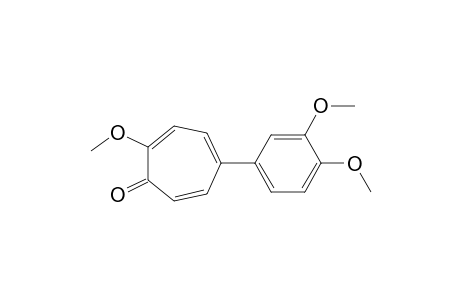 5-(3',4'-Dimethoxyphenyl)-2-methoxycyclohepta-2,4,6-trien-1-one