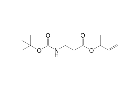 But-1-en-3-yl 3-(tert-butoxycarbonylamino)propanoate