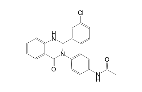 acetamide, N-[4-(2-(3-chlorophenyl)-1,4-dihydro-4-oxo-3(2H)-quinazolinyl)phenyl]-