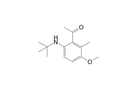 2-Acetyl-4-methoxy-3-methyl-N-tert-butylaniline
