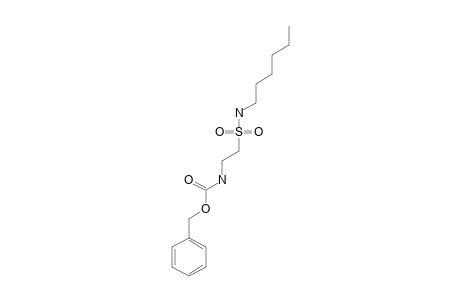 N-[2-(hexylsulfamoyl)ethyl]carbamic acid benzyl ester