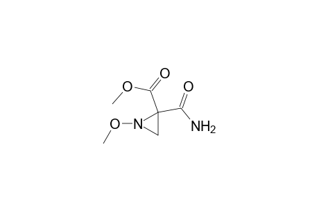 Methyl 2-(aminocarbonyl)-1-methoxy-2-aziridinecarboxylate