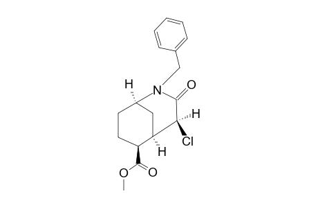 2-BENZYL-4-CHLORO-6-METHOXYCARBONYL-2-AZABICYCLO-[3.3.1]-NONAN-3-ONE