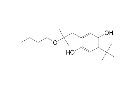 1,4-Benzenediol, 2-(2-butoxy-2-methylpropyl)-5-(1,1-dimethylethyl)-