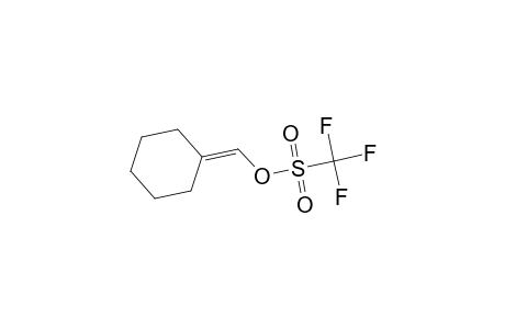 Cyclohexylidenemethyl trifluoromethanesulfonate