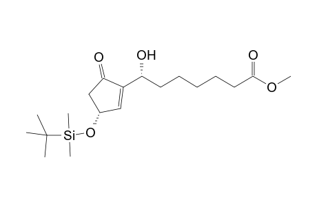 4-[(t-Butyldimethylsilyl)oxy]-2-(1-hydroxy-6-methoxycarbonylhexyl)-2-cyclopenten-1-one