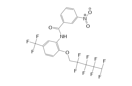benzamide, 3-nitro-N-[2-[(2,2,3,3,4,4,5,5-octafluoropentyl)oxy]-5-(trifluoromethyl)phenyl]-