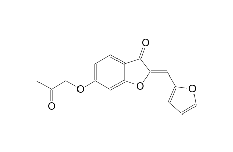 3(2H)-benzofuranone, 2-(2-furanylmethylene)-6-(2-oxopropoxy)-, (2Z)-