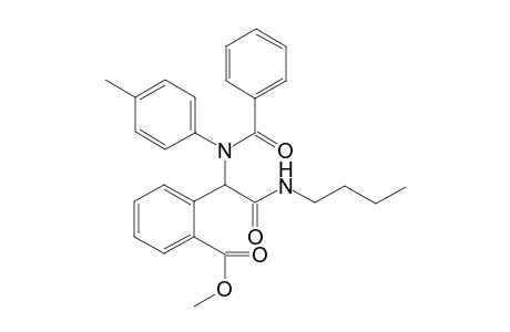 Methyl 2-(2-(butylamino)-2-oxo-1-(N-(p-tolyl)benzamido)ethyl)benzoate