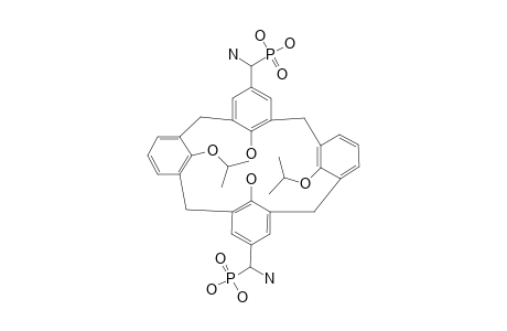 5,17-BIS-(AMINODIHYDROXYPHOSPHONYLMETHYL)-25,27-DIPROPOXYCALIX-[4]-ARENE