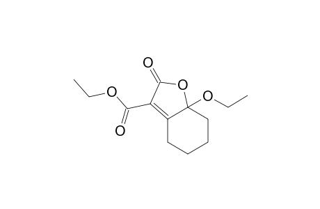 Ethyl 7a-ethoxy-2-oxo-2,4,5,6,7,7a-hexahydrofuran-3-carboxylate