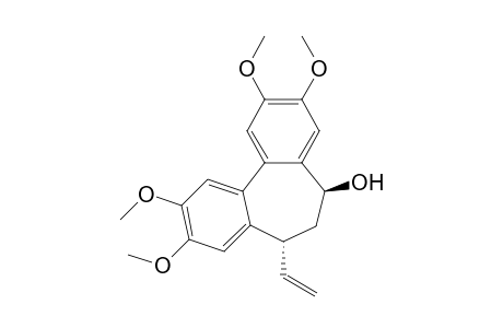 6,7-Dihydro-5.beta.-hydroxy-2,3,9,10-tetramethoxy-7.alpha.-vinyl-5H-dibenzo[a,c]cycloheptene