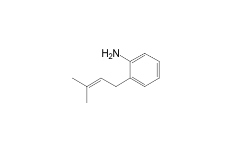 2-(3-Methylbut-2-enyl)aniline