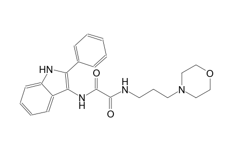 ethanediamide, N~1~-[3-(4-morpholinyl)propyl]-N~2~-(2-phenyl-1H-indol-3-yl)-