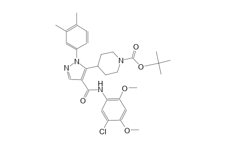 1-piperidinecarboxylic acid, 4-[4-[[(5-chloro-2,4-dimethoxyphenyl)amino]carbonyl]-1-(3,4-dimethylphenyl)-1H-pyrazol-5-yl]-, 1,1-