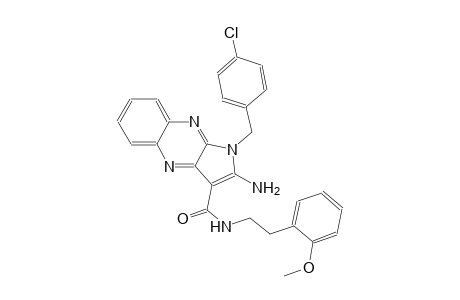2-amino-1-(4-chlorobenzyl)-N-[2-(2-methoxyphenyl)ethyl]-1H-pyrrolo[2,3-b]quinoxaline-3-carboxamide
