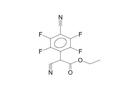 4-CYANOTETRAFLUOROPHENYLMALONIC ACID, MONONITRILE, MONOETHYL ESTER