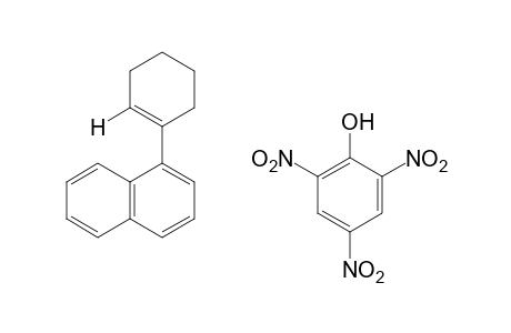 1-(cyclohexen-1-yl)naphthalene, picrate