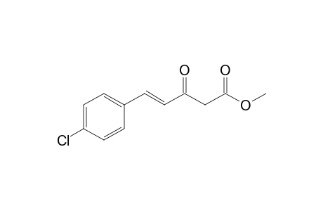 (E)-5-(4-chlorophenyl)-3-keto-pent-4-enoic acid methyl ester