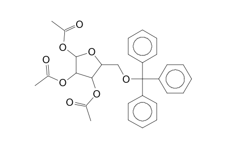LYXOFURANOSE, 5-O-TRITYL-, TRIACETATE