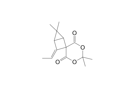 (E)-3-Ethylidene-2',2',5,5-tetramethylspiro[bicyclo[2.1.0]pentane-2,5'-[1,3]dioxane-4',6'-dione