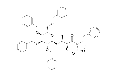 (R)-4-BENZYL-3-[(2R,3S)-BROMO-(2,3,4,6-TETRA-O-BENZYL-BETA-D-GALACTOPYRANOSYLMETHYL)-BUTYRYL]-OXAZOLIDIN-2-ONE
