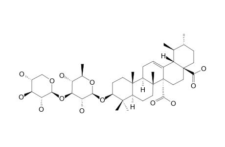 QUINOVIC-ACID-3-BETA-O-[BETA-D-QUINOVOPYRANOSYL-(3->1)-BETA-D-XYLOPYRANOSIDE]