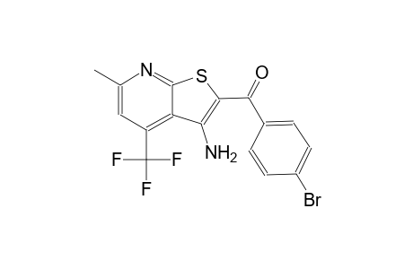 [3-amino-6-methyl-4-(trifluoromethyl)-2-thieno[2,3-b]pyridinyl]-(4-bromophenyl)methanone